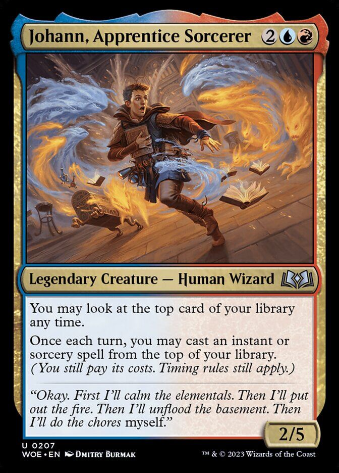 Wilds of Eldraine #207 Johann, Apprentice Sorcerer