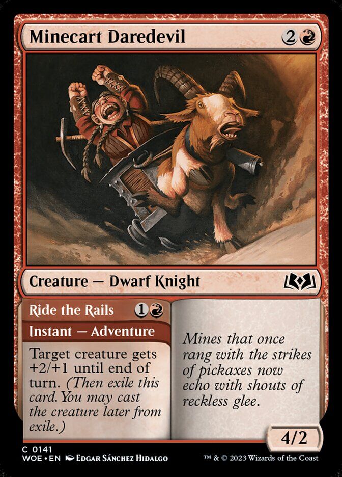 Wilds of Eldraine #141 Minecart Daredevil
