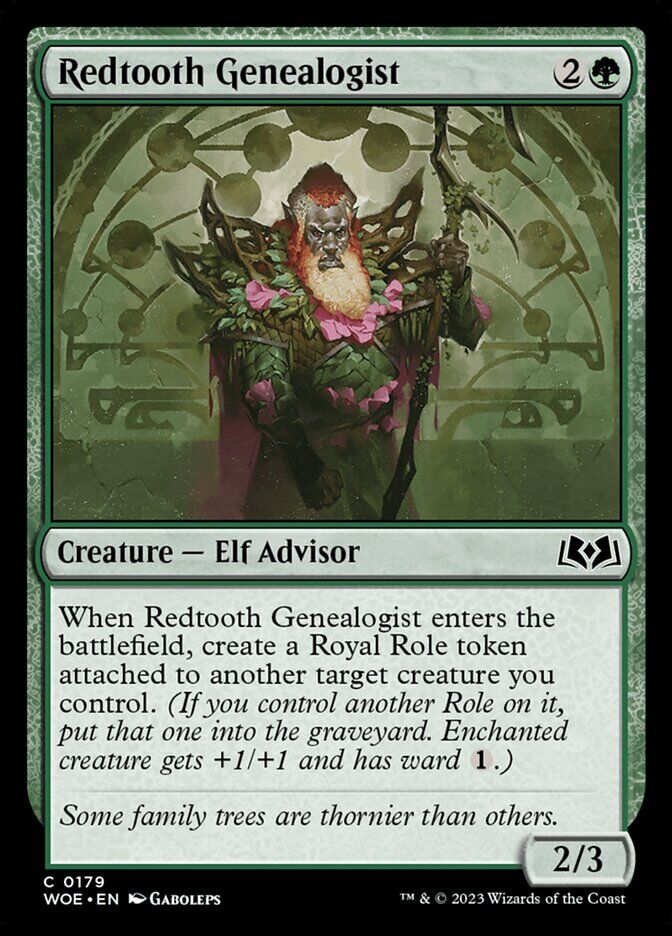 Wilds of Eldraine #179 Redtooth Genealogist