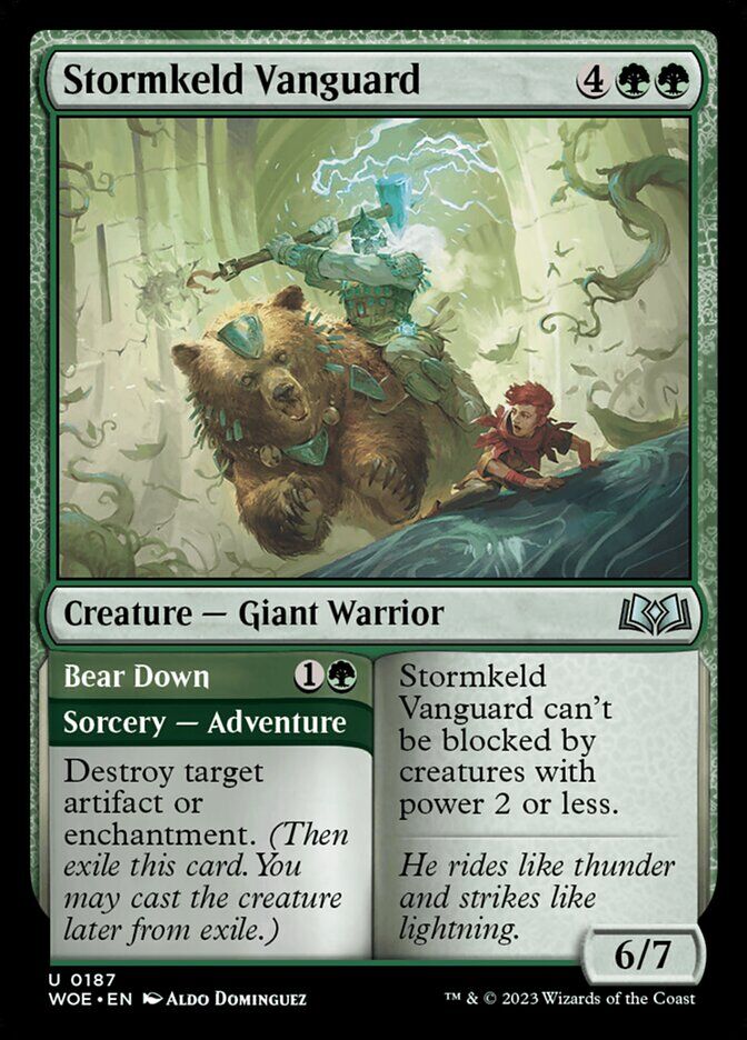 Wilds of Eldraine #187 Stormkeld Vanguard
