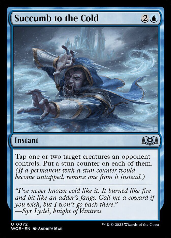 Wilds of Eldraine #72 Succumb to the Cold