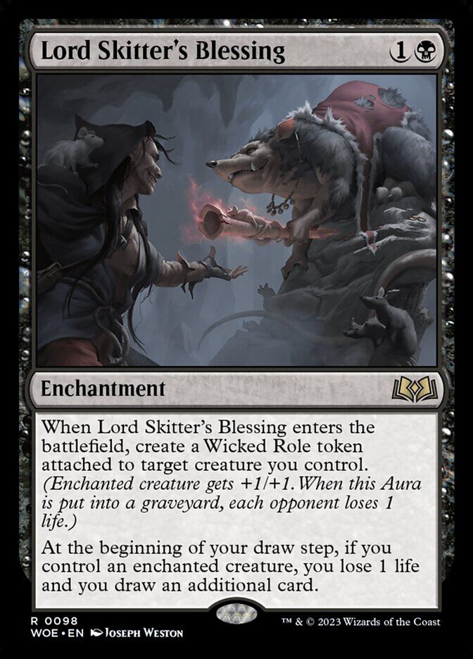 Wilds of Eldraine #98 Lord Skitter's Blessing