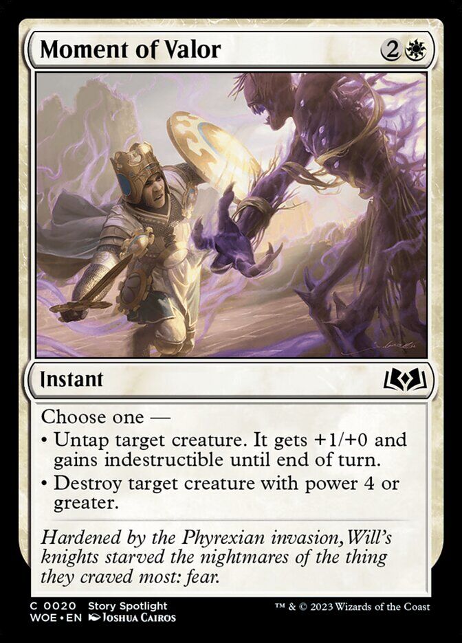 Wilds of Eldraine #20 Moment of Valor