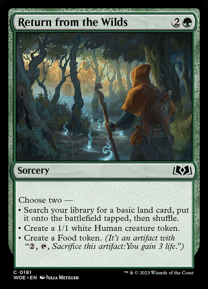Wilds of Eldraine #181 Return from the Wilds