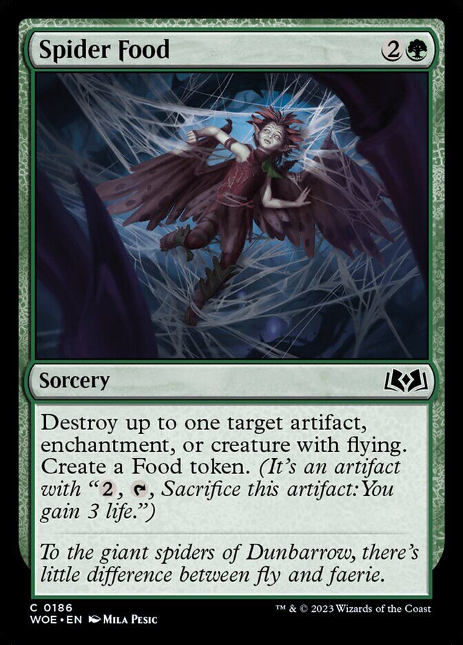 Wilds of Eldraine #186 Spider Food