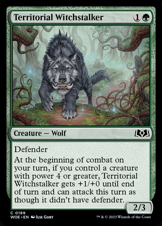 Wilds of Eldraine #189 Territorial Witchstalker