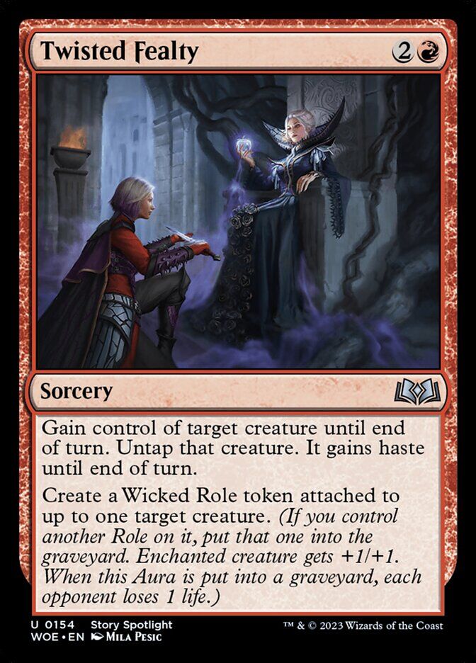 Wilds of Eldraine #154 Twisted Fealty