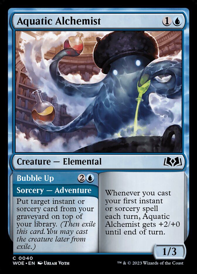 Wilds of Eldraine #40 Aquatic Alchemist
