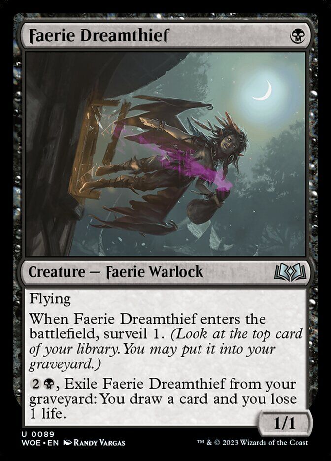 Wilds of Eldraine #89 Faerie Dreamthief