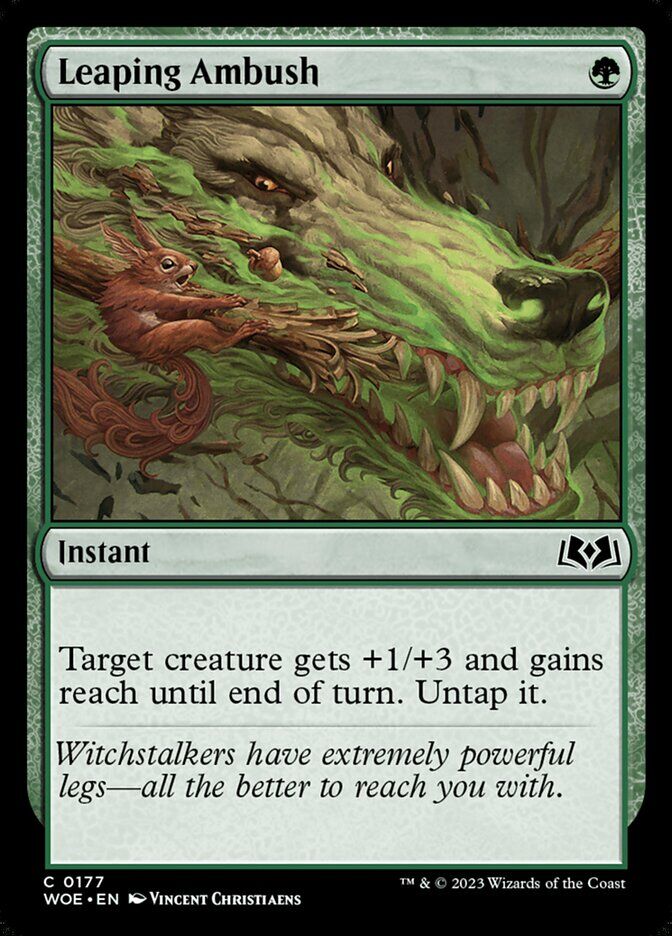 Wilds of Eldraine #177 Leaping Ambush