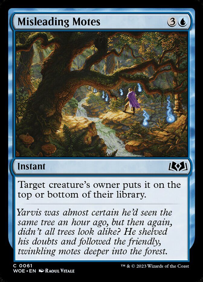 Wilds of Eldraine #61 Misleading Motes