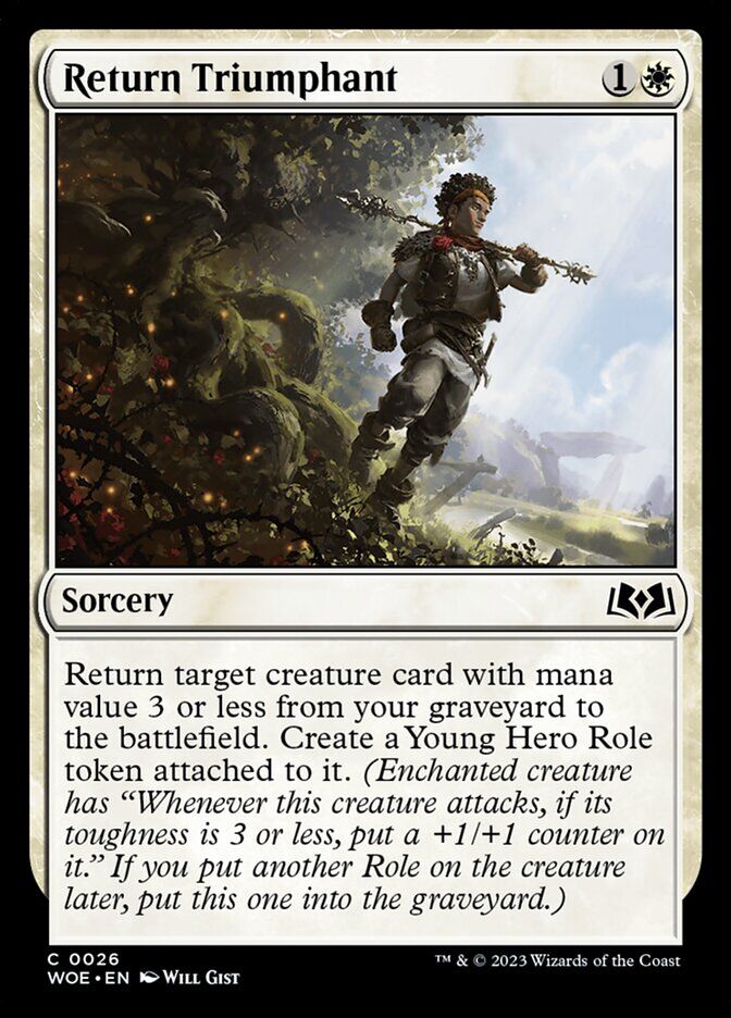 Wilds of Eldraine #26 Return Triumphant