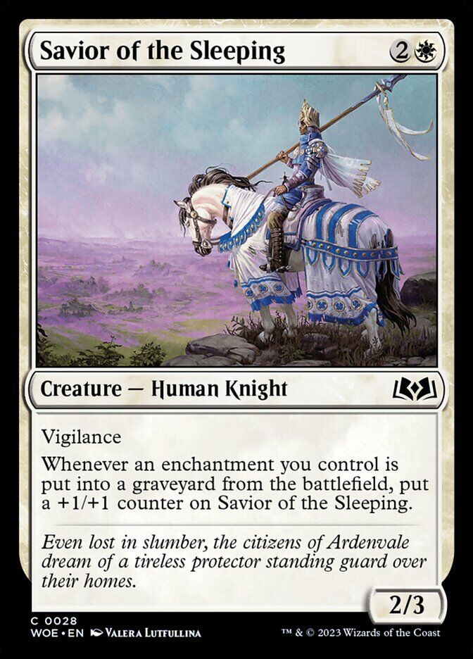 Wilds of Eldraine #28 Savior of the Sleeping