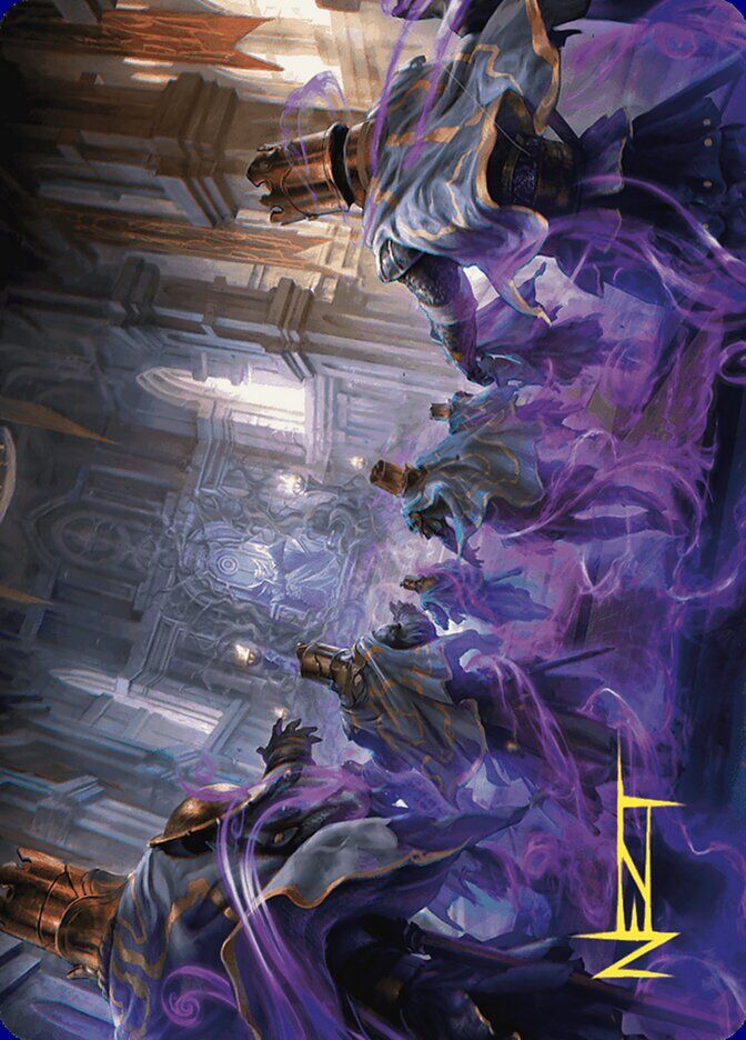 Art Series: Wilds of Eldraine #4 Eerie Interference Art Card (Gold-Stamped Signature)