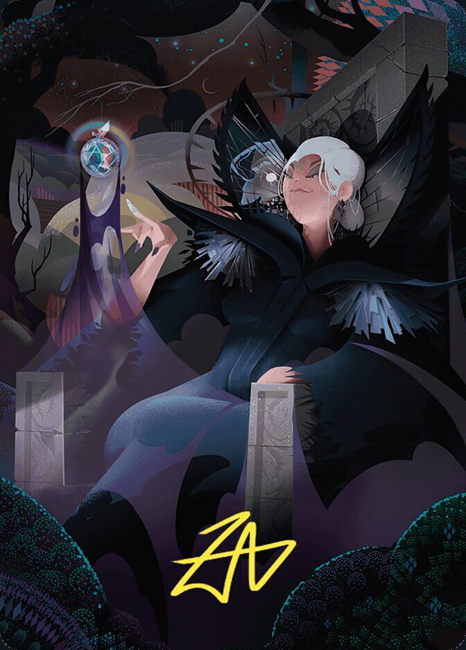 Art Series: Wilds of Eldraine #58 Eriette of the Charmed Apple Art Card (Gold-Stamped Signature)