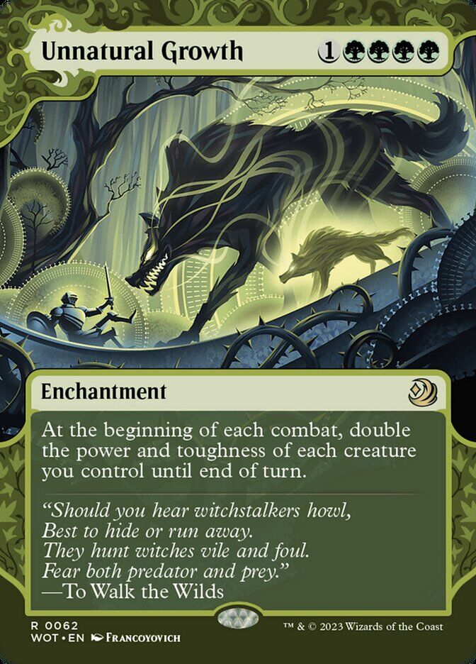Wilds of Eldraine: Enchanting Tales #62 Unnatural Growth