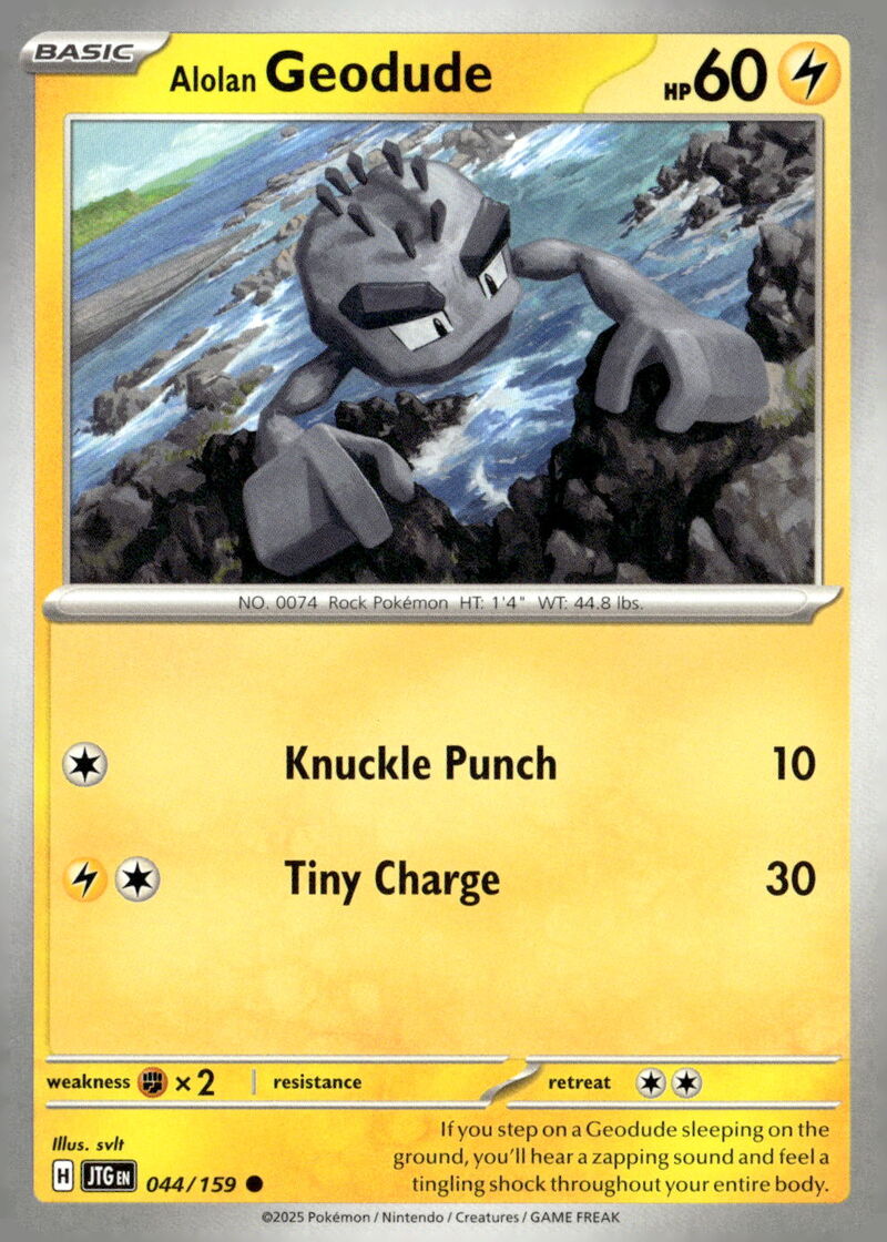 SV09: Journey Together #044/159 Alolan Geodude