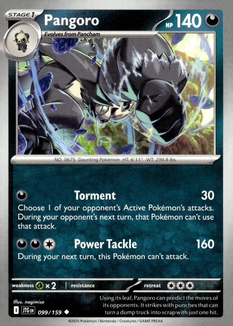 SV09: Journey Together #099/159 Pangoro