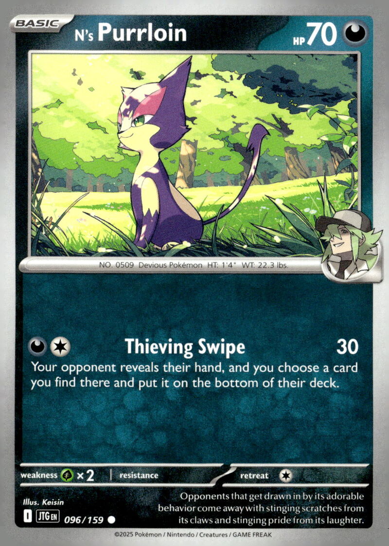 SV09: Journey Together #096/159 N's Purrloin