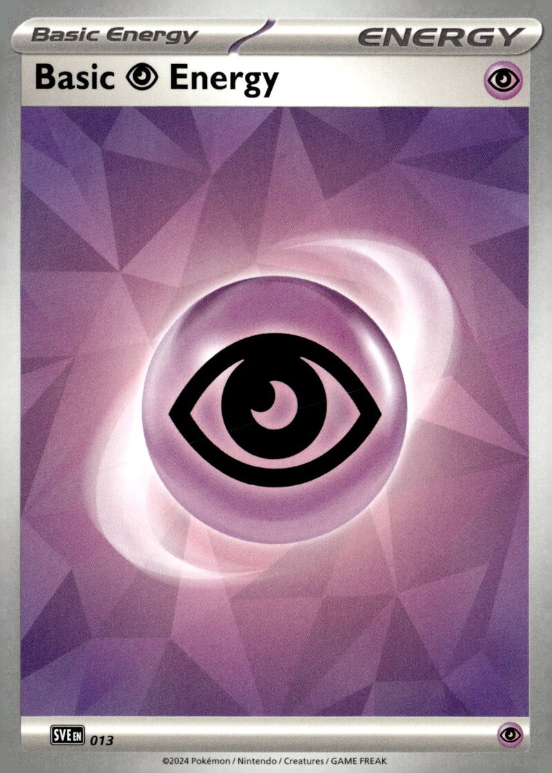 SV09: Journey Together #013 Basic Psychic Energy (Cracked Ice Holo)