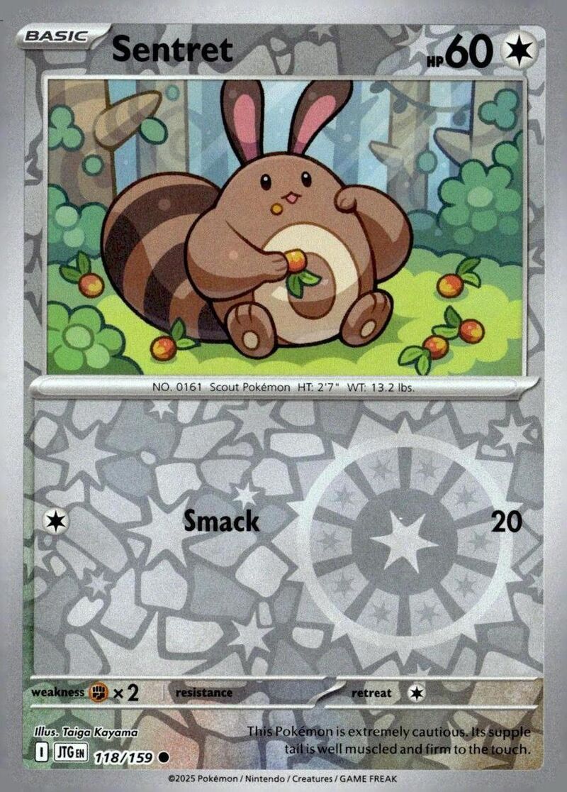 SV09: Journey Together #118/159 Sentret foil