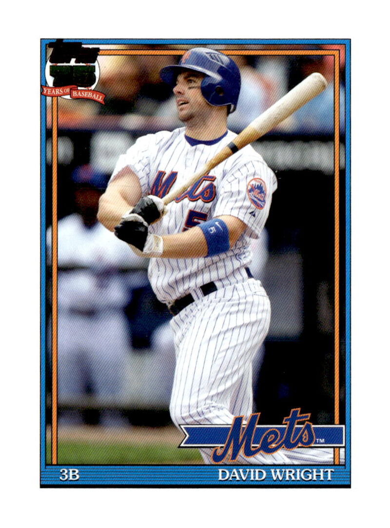 2026 Topps #T91-66 David Wright 1991 Topps Baseball 35th Anniversary (Series One)