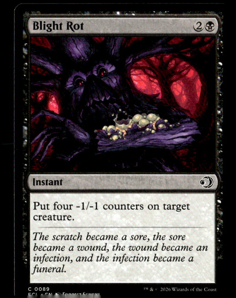 Lorwyn Eclipsed #89 Blight Rot