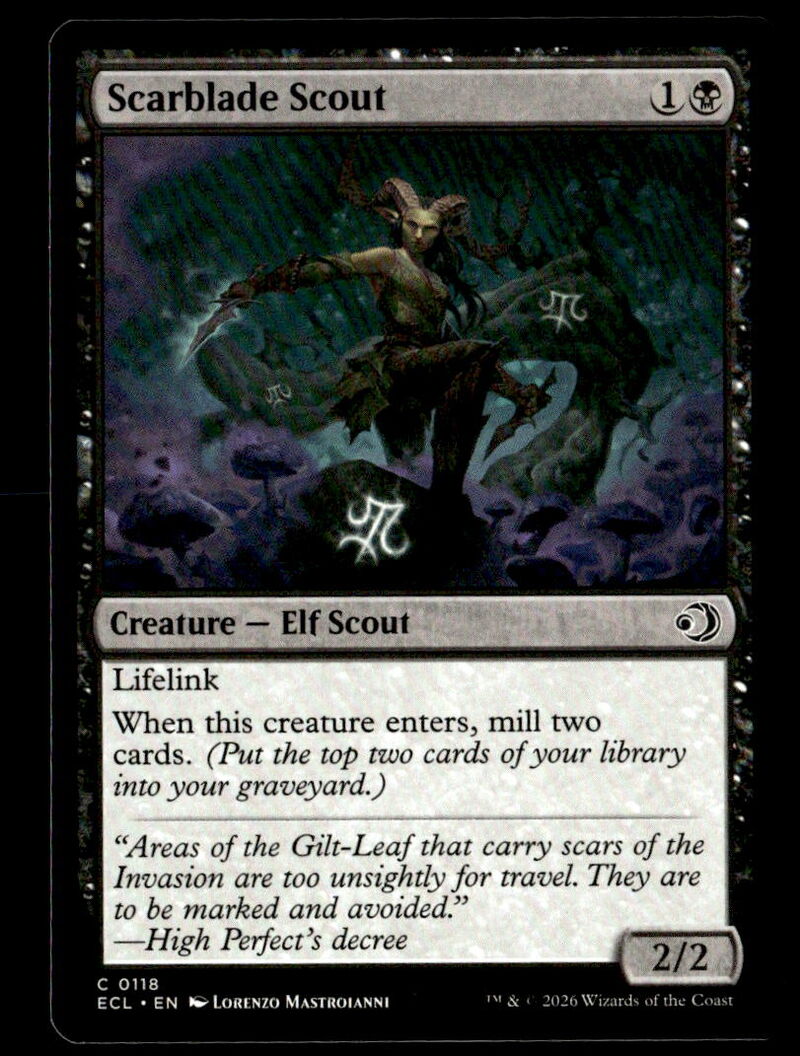 Lorwyn Eclipsed #118 Scarblade Scout