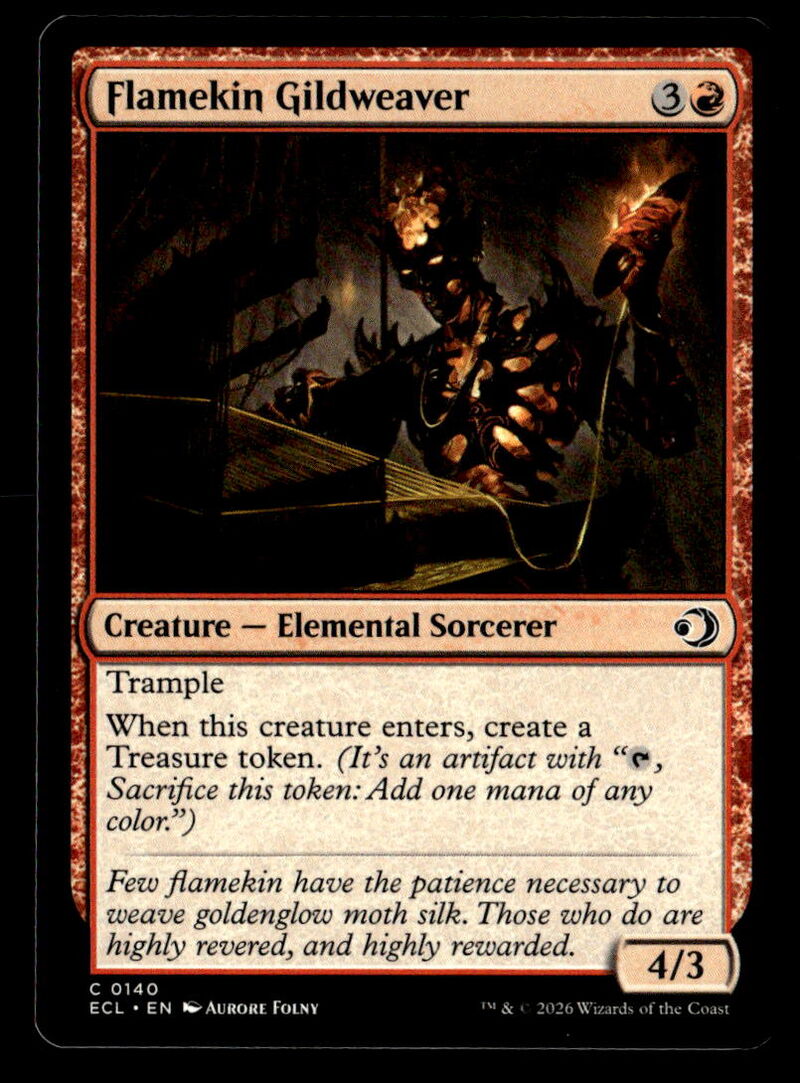 Lorwyn Eclipsed #140 Flamekin Gildweaver