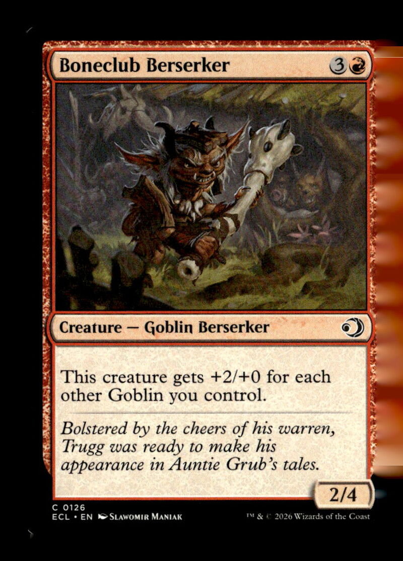 Lorwyn Eclipsed #126 Boneclub Berserker