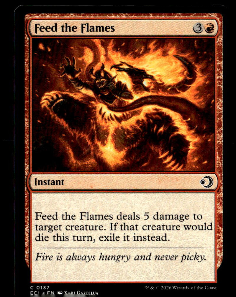 Lorwyn Eclipsed #137 Feed the Flames