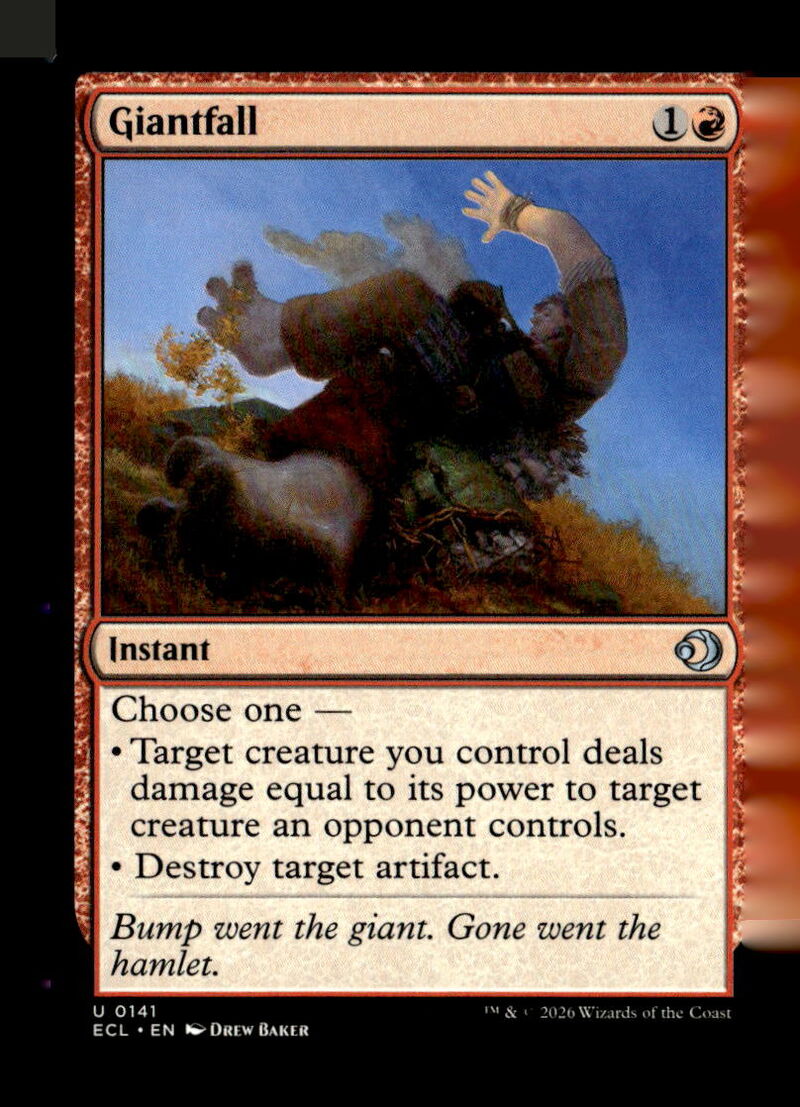 Lorwyn Eclipsed #141 Giantfall