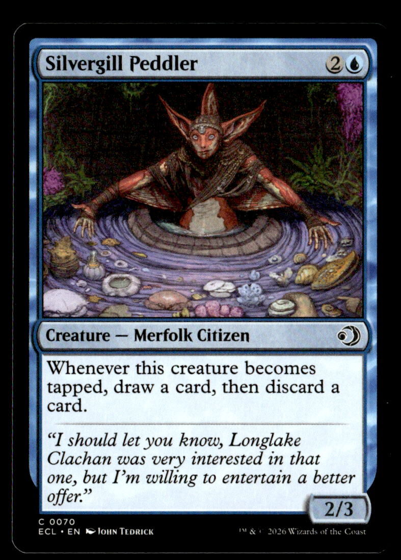 Lorwyn Eclipsed #70 Silvergill Peddler