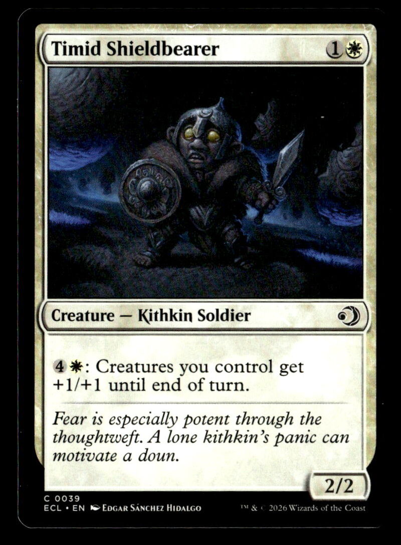 Lorwyn Eclipsed #39 Timid Shieldbearer