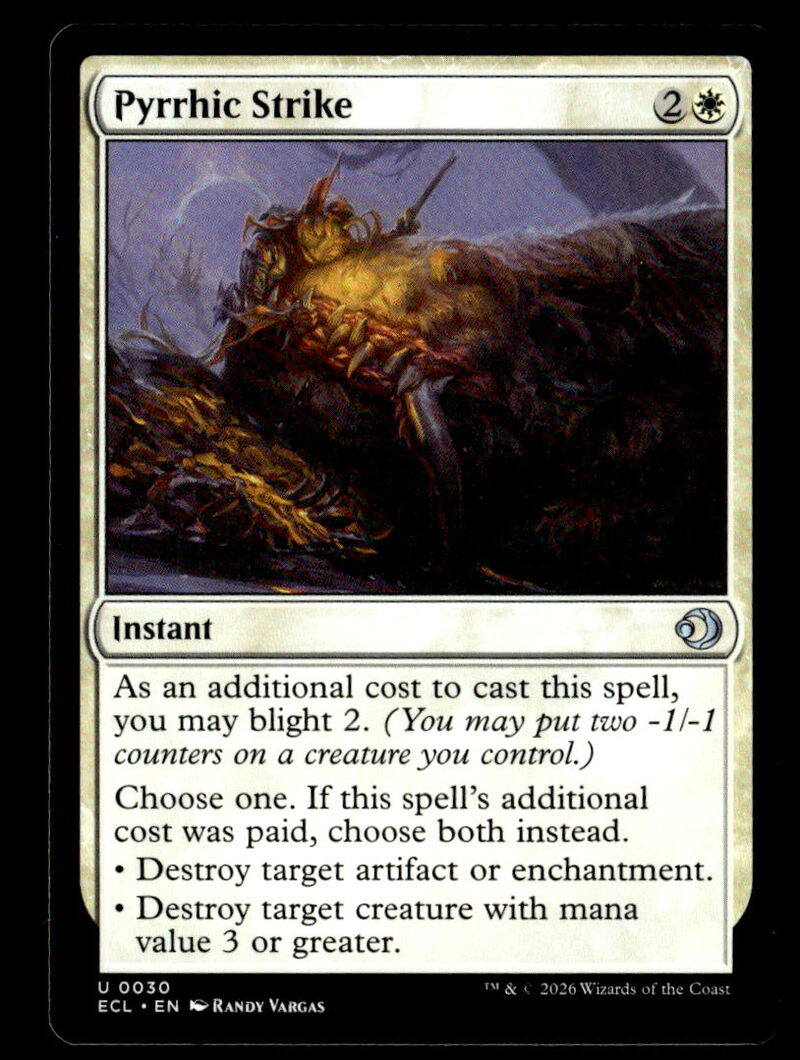Lorwyn Eclipsed #30 Pyrrhic Strike
