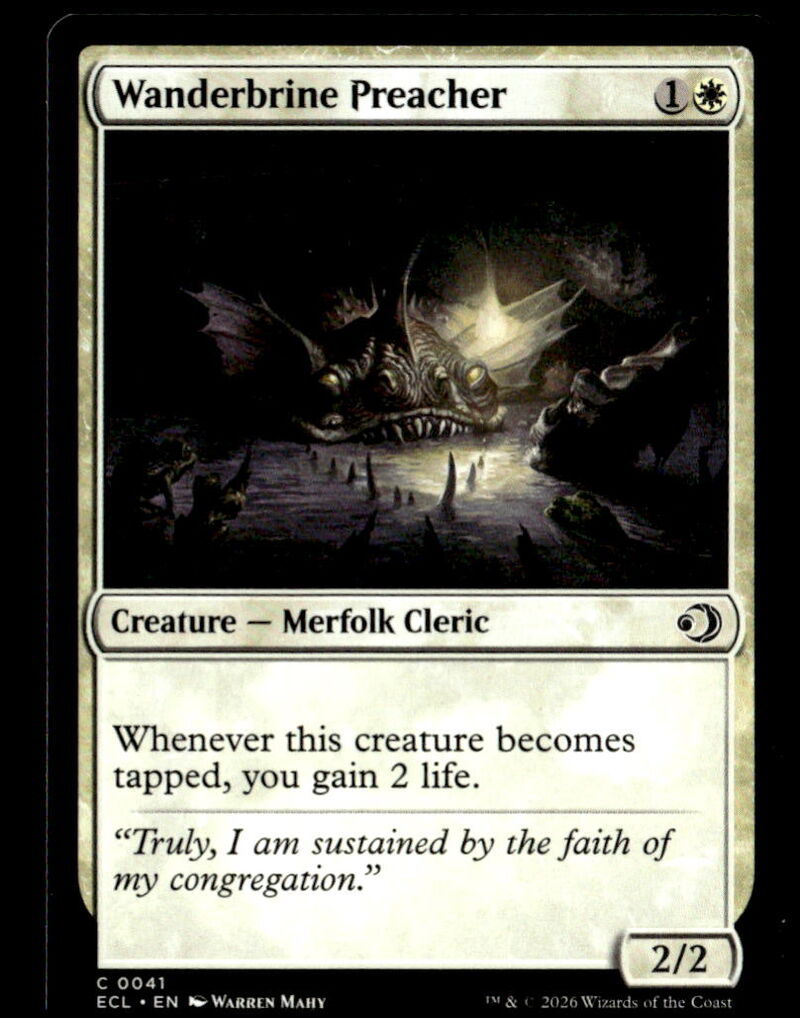 Lorwyn Eclipsed #41 Wanderbrine Preacher