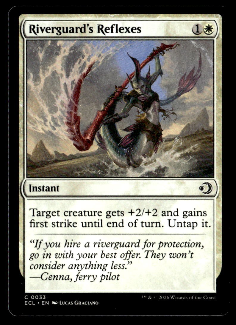 Lorwyn Eclipsed #33 Riverguard's Reflexes