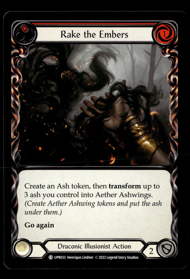 Uprising #UPR033 Rake the Embers (Red)