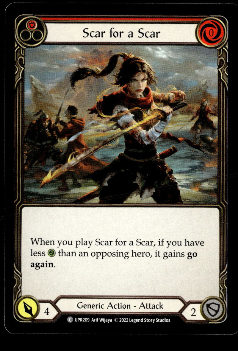 Uprising #UPR209 Scar for a Scar (Red)