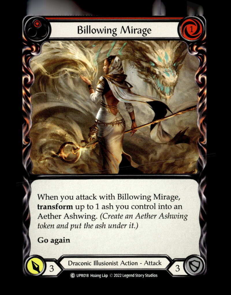 Uprising #UPR018 Billowing Mirage (Red)