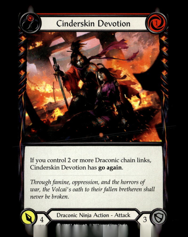 Uprising #UPR063 Cinderskin Devotion (Red)