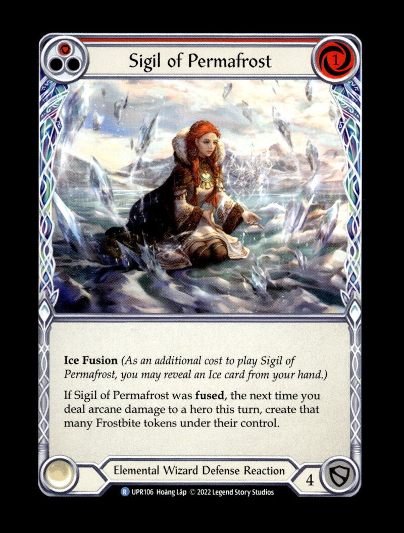 Uprising #UPR106 Sigil of Permafrost (Red)