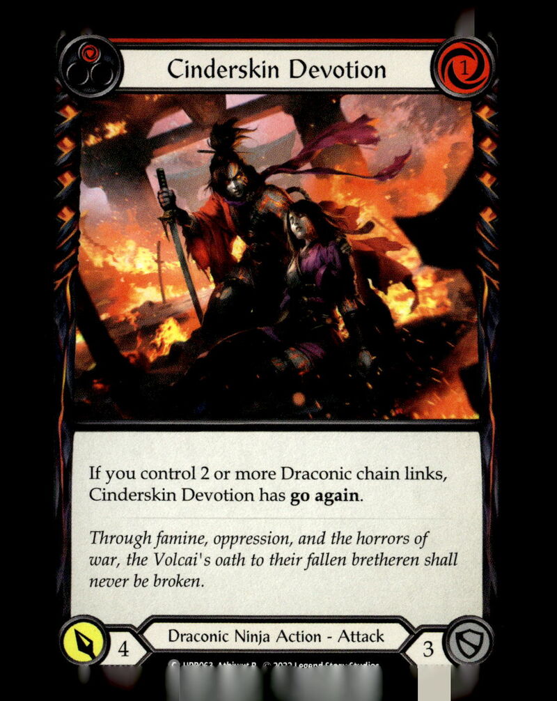 Uprising #UPR063 Cinderskin Devotion (Red)