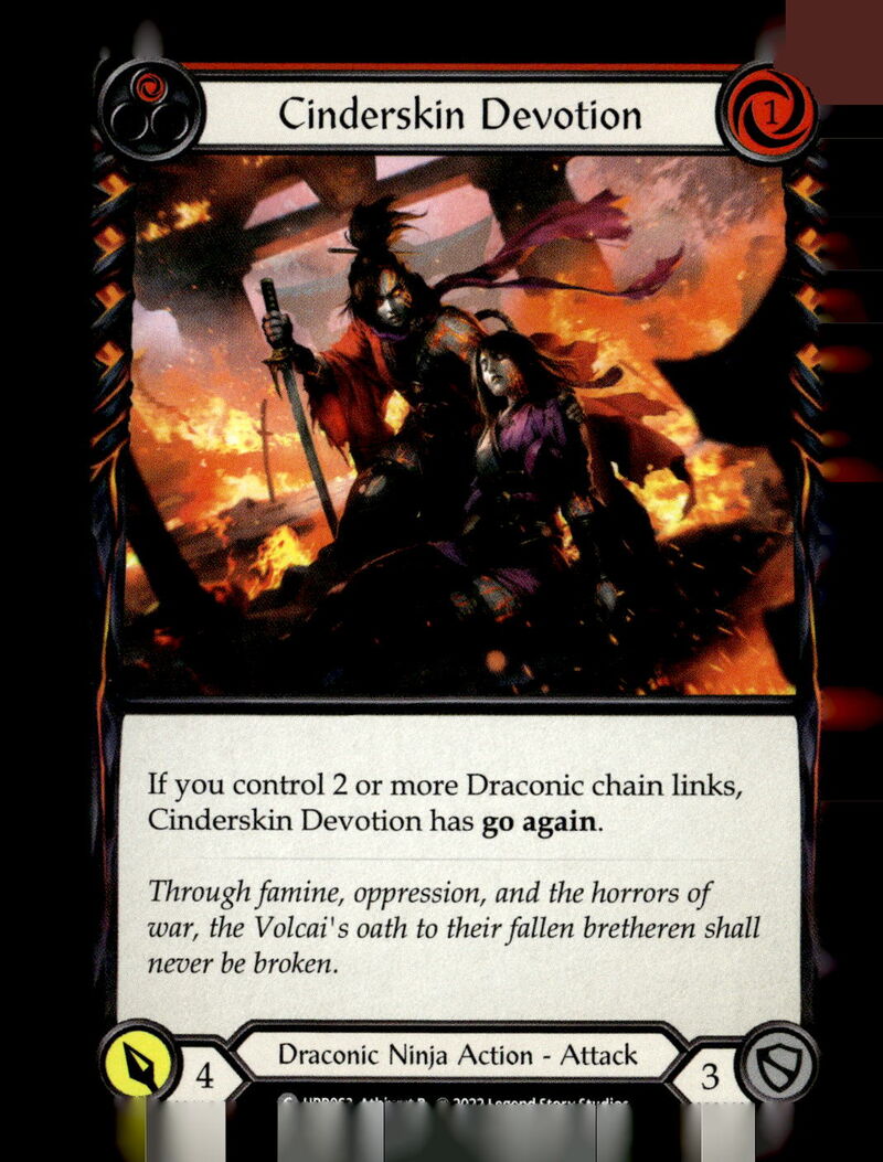 Uprising #UPR063 Cinderskin Devotion (Red)