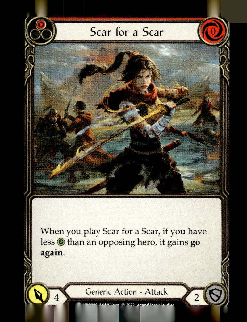 Uprising #UPR209 Scar for a Scar (Red)