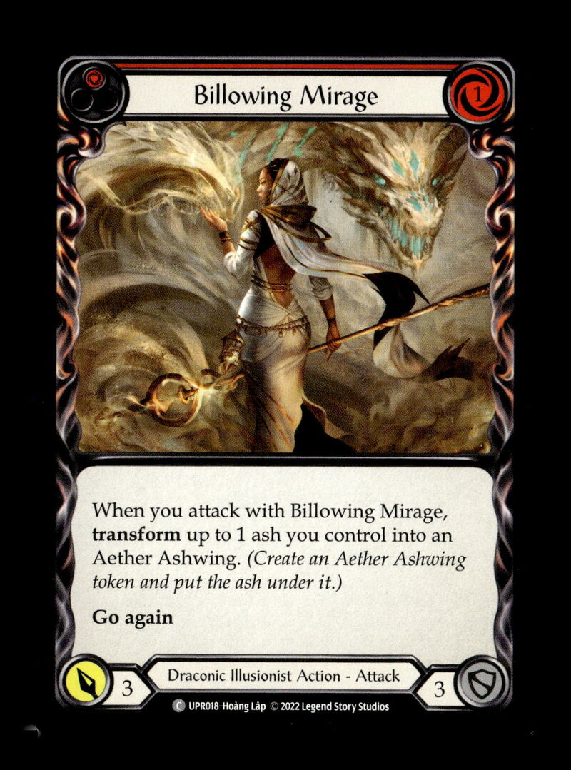 Uprising #UPR018 Billowing Mirage (Red)