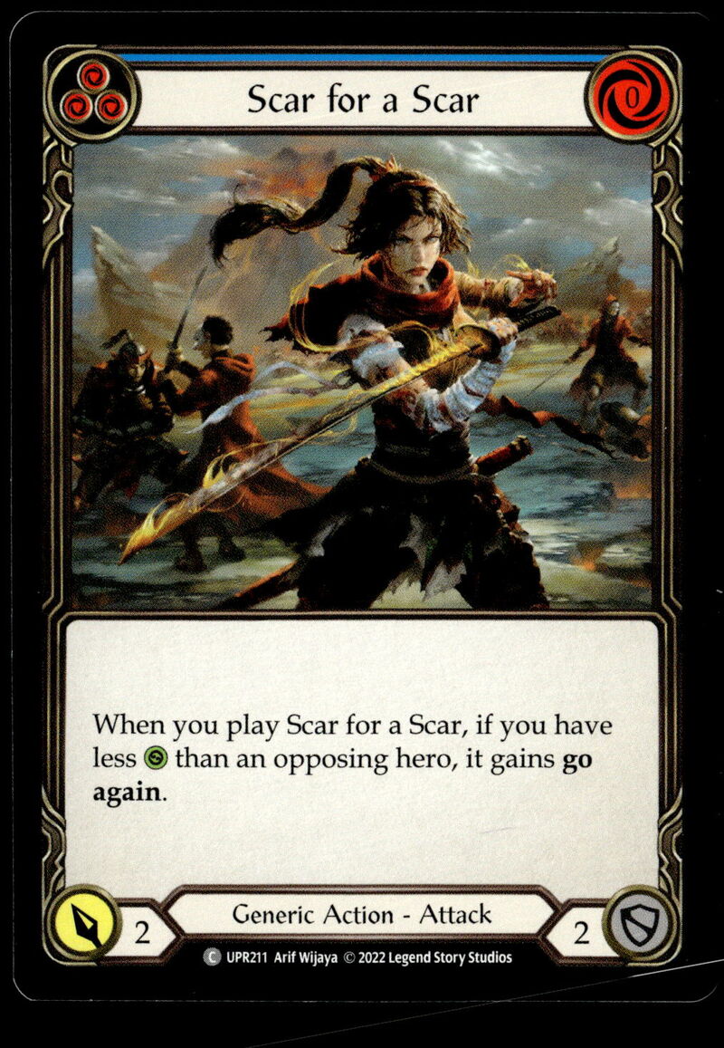 Uprising #UPR211 Scar for a Scar (Blue)