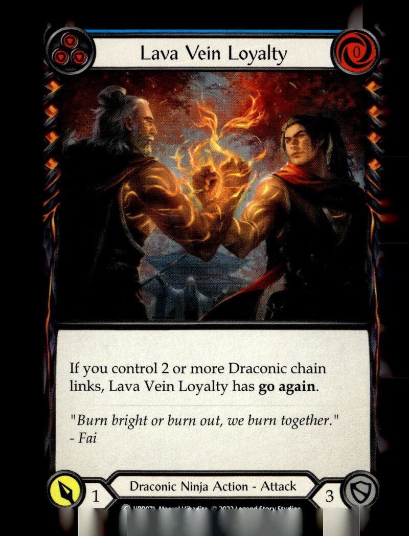 Uprising #UPR071 Lava Vein Loyalty (Blue)