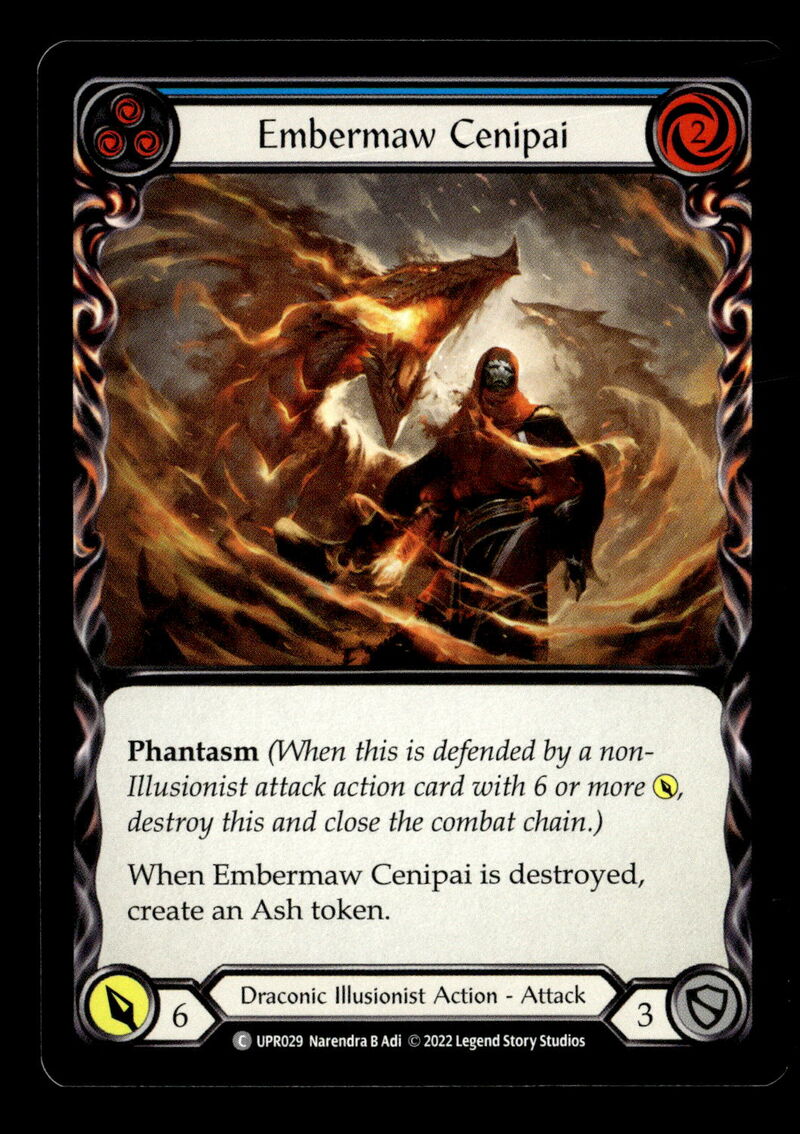 Uprising #UPR029 Embermaw Cenipai (Blue)