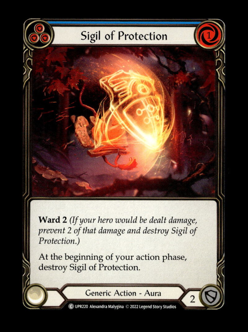 Uprising #UPR220 Sigil of Protection (Blue)